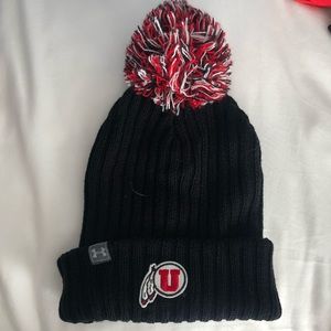 University of Utah Black Beanie